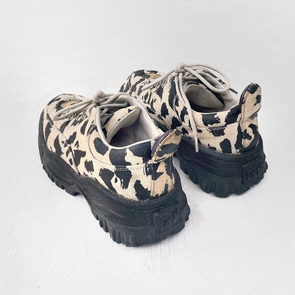 Eytys Angel Leopard/Serengeti Print Lug Sole Sneaker - Picture 9 of 12